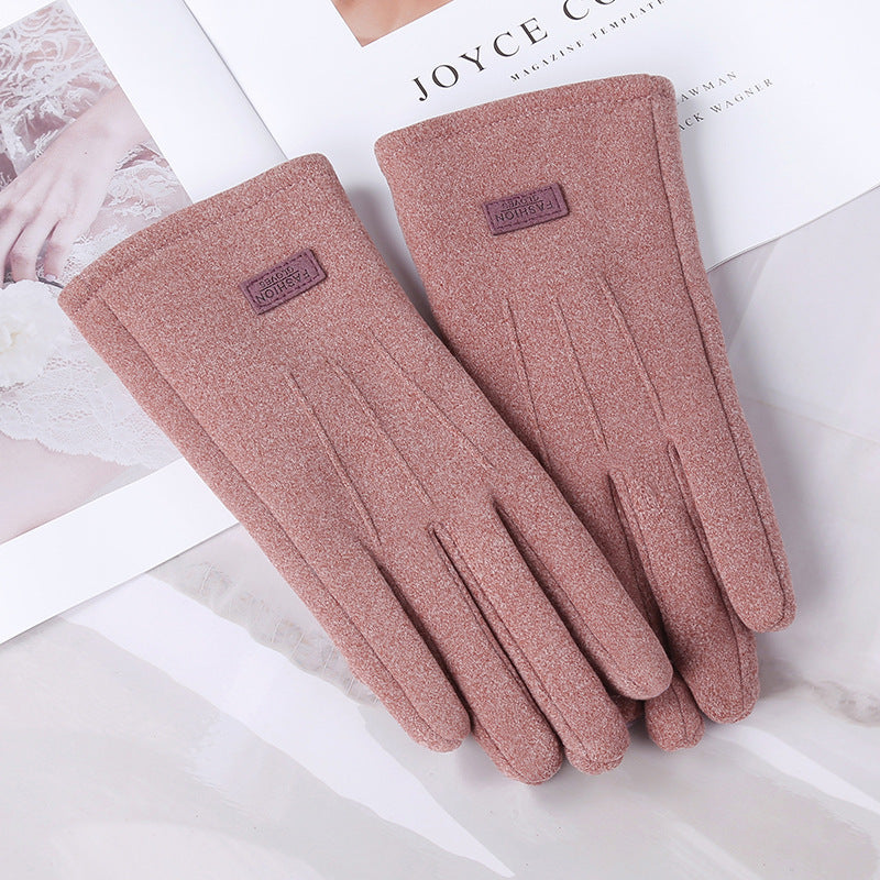 Ladies warm gloves