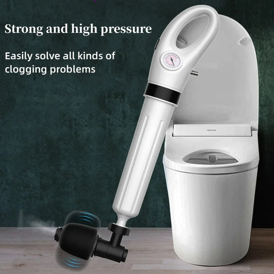 Toilet Dredge Sewer Household Artifact WC Pipeline Blockage Tool Suction High Pressure Pneumatic Pipe Dredger Unblocker