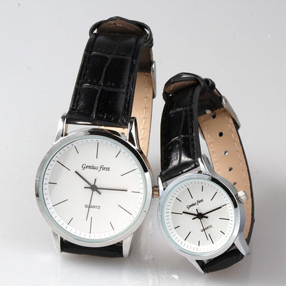 Couple montre mode ceinture étudiant montre affaires montre pour hommes montre à Quartz femmes montres