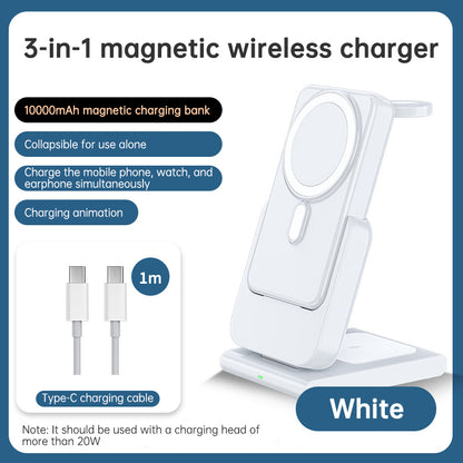 Magsafe magnetic holder is suitable for Apple three-in-one wireless charger iwatch