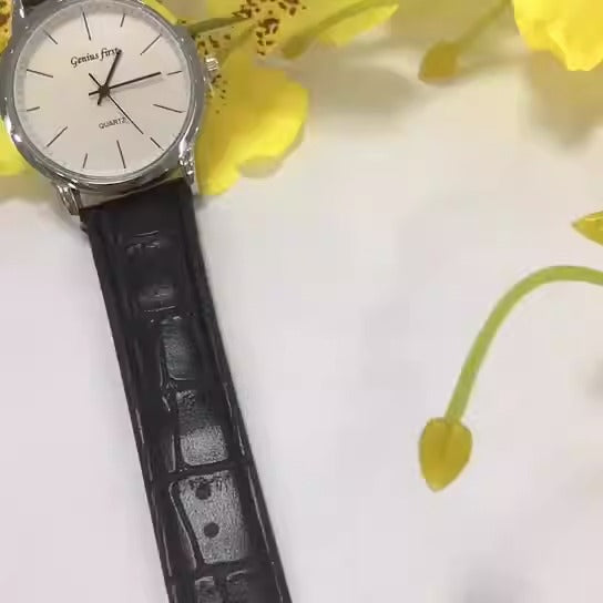 Reloj de pareja, cinturón de moda, reloj para estudiantes, reloj de negocios para hombres, reloj de cuarzo, relojes para mujeres