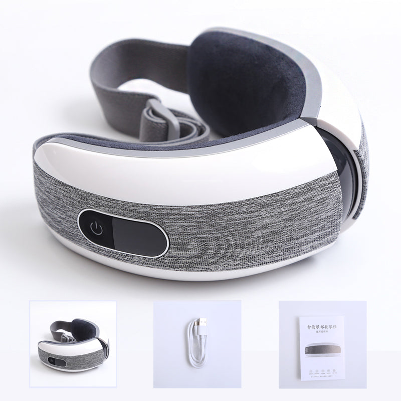 Masseur musical Bluetooth, masseur pour les yeux, électrique, Anti-rides, Fatigue, tissu respirant, soins de santé