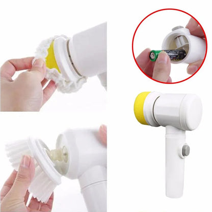 Handheld Electric Cleaning Trubo Brush Kitchen Washing Glass Cleaner Spin Household Cleaning Scrubber Tool Toilet Household Item