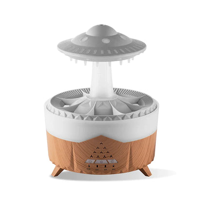 Humidificateur de nuage de pluie goutte à goutte d'eau avec humidificateur de goutte de pluie à distance diffuseur de nuage de pluie champignon